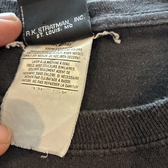 Z9836 Vintage Motorcycle Graphic T-Shirt Harley Davidson size L? - Picture 5 of 8